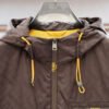 FND All-Over Monogram Hooded Zip-Up Jacket - Chocolate Brown
