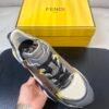 0664574e FND Chunky Trainers with Contrast Panels - Grey/Yellow
