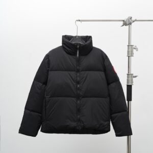 CG Zip-Up Puffer Jacket - Black