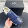 06cd2e5d PRDA Low-Top Trainers with Contrast Panels - Navy Blue