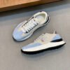 06da5766 GCCI Low-Top Trainers with Logo Patch - Ice Blue/Beige
