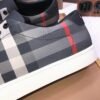BRBY Low-Top Trainers with Check Pattern - Black