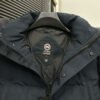CG Hooded Puffer Jacket with Faux Fur Trim - Navy Blue