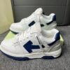 OFFW Trainers with Blue Contrast Panels