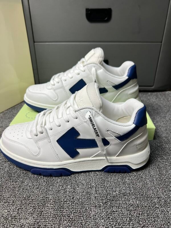 OFFW Trainers with Blue Contrast Panels