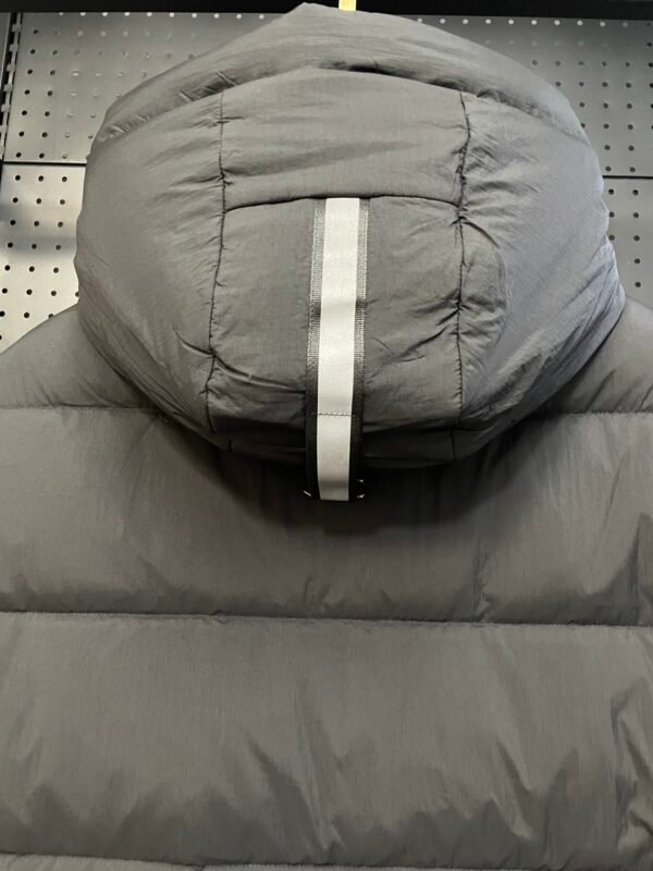 CG Hooded Zip-Up Puffer Jacket - Black