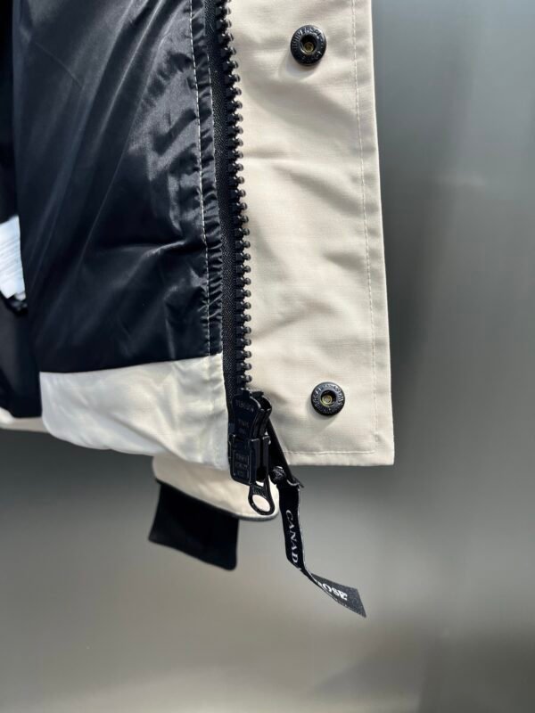 CG Quilted Hooded Puffer Jacket - Light Beige