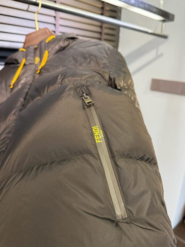 0a9b5510 FND Hooded Puffer Jacket with Contrast Lining