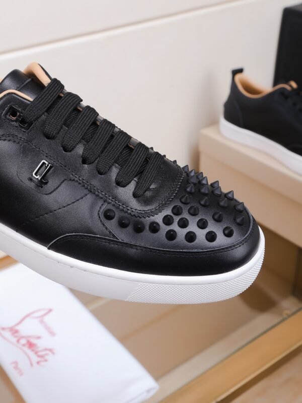 CLB Low-Top Trainers with Studded Toe Detail - Black