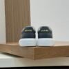 PRDA Low-Top Trainers in Black with White Sole