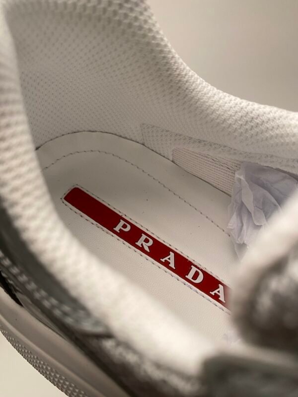 0e5aa4f5 PRDA Trainers with Mesh Panels and Contrast Smooth Overlays - Grey