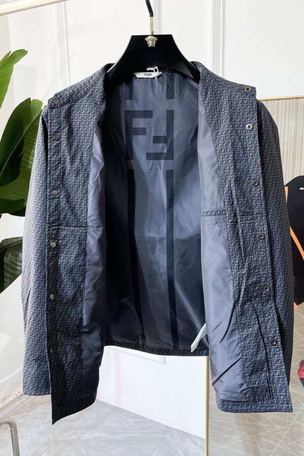 FND All-Over Monogram Front Fastening Jacket