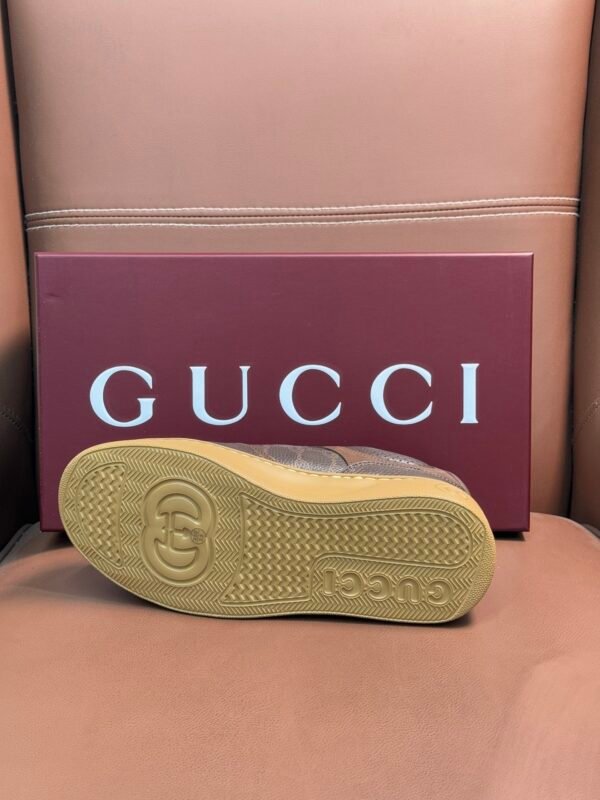 0ff67f17 GCCI Low-Top Monogram Trainers - Dark Brown