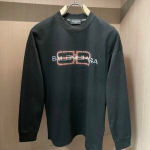BLNCG BB Icon Stencil Crewneck Jumper - Faded Black