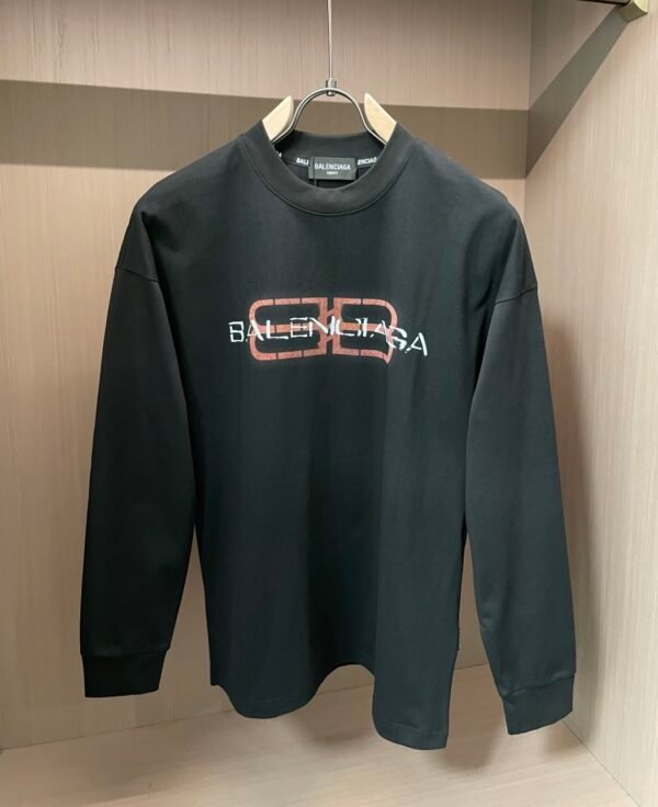 1 BLNCG BB Icon Stencil Crewneck Jumper - Faded Black