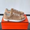 HRMS Low-Top Skate Suede Trainers – Beige