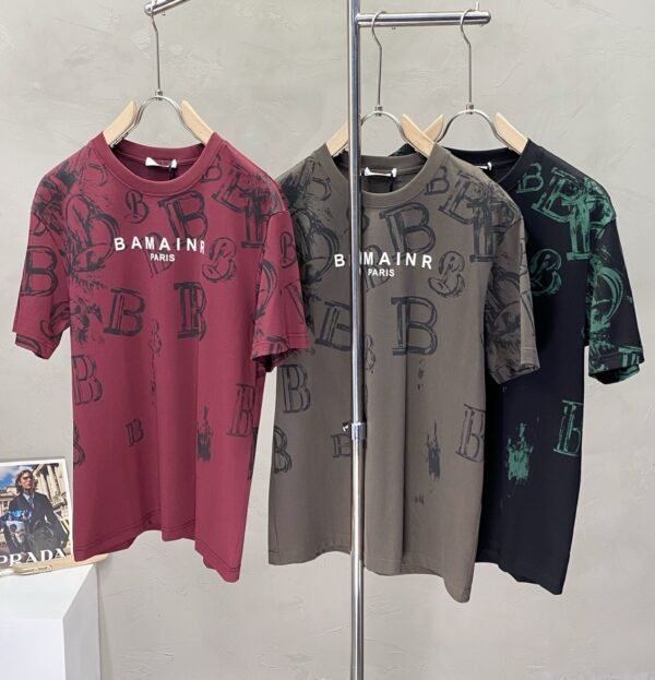 BLMN Paris Monogram Round Neck T-Shirt