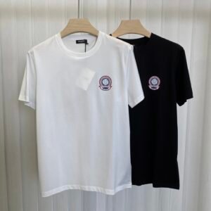 BLMN Lion Crest Two-Tone Logo Round Neck T-Shirt