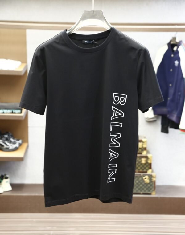 1 BLMN Side Logo Cotton T-Shirt - Black