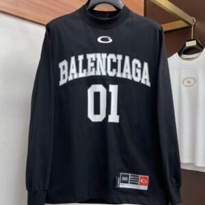 BLNCG Basket Ball Jersey Inspired Crewneck Jumper - Black