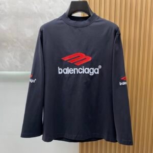 BLNCG 3B Sports Icon Oversized Vintage Jersey Jumper – Black