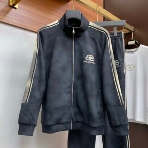 BLNCG Cardigan Long-Sleeve Zip-Up Jacket- Black