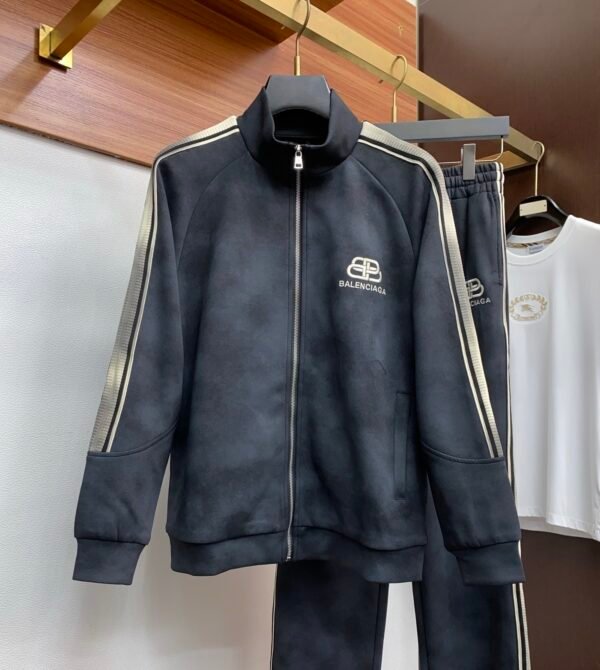 BLNCG Cardigan Long-Sleeve Zip-Up Jacket- Black