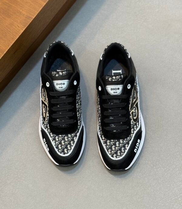 DXR CD Oblique Jacquard Trainers – Black