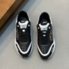 DXR CD Leather Trainers – Black & White