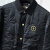 VRSC Quilted Barocco Bomber Jacket - Gold Buttons