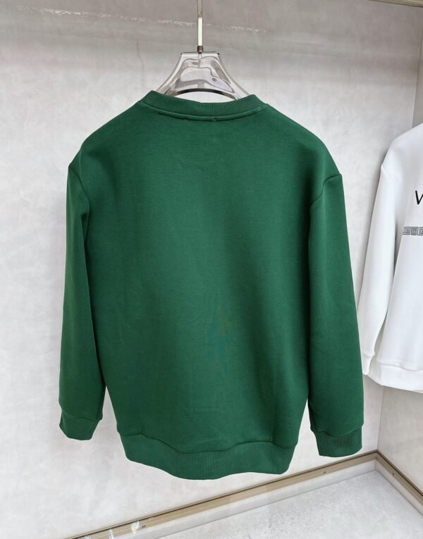 VRSC White Medusa Print Greek Key Pattern Crewneck Jumper – Green