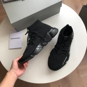 BLNCG Sock-Style Trainers with Sculpted Sole - Black
