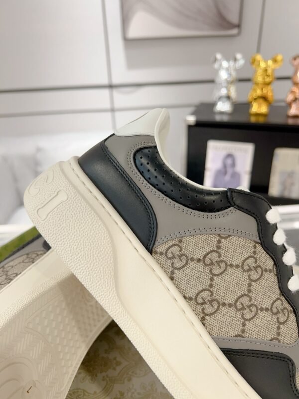 10803386 GCCI Low-Top Monogram Trainers - Black/Brown