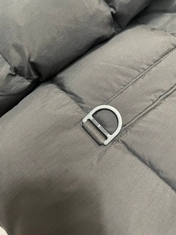 CG Hooded Zip-Up Puffer Jacket - Black