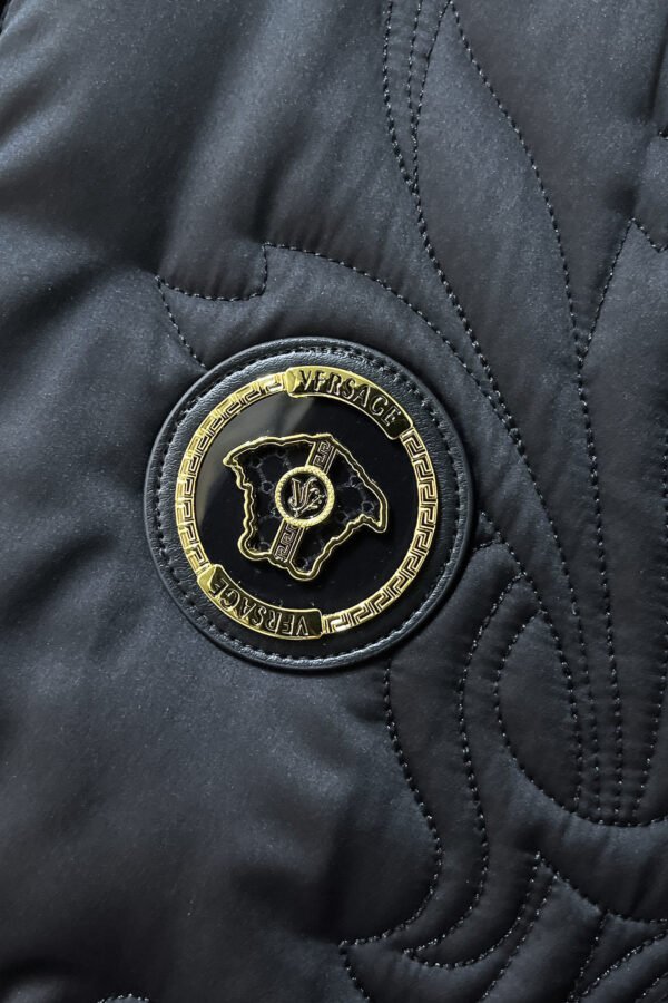 VRSC Quilted Barocco Bomber Jacket - Gold Buttons