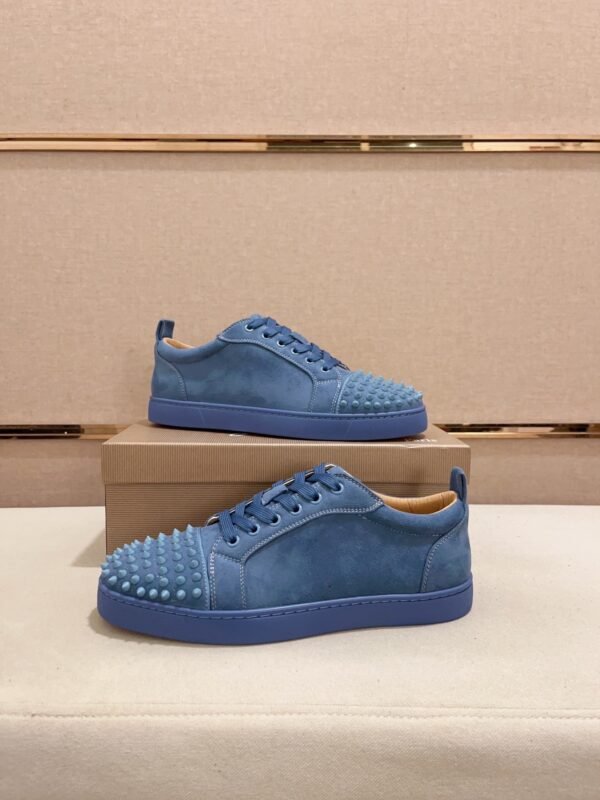 142ef9b7 CLB Low-Top Trainers with Studded Toe Detail - Blue