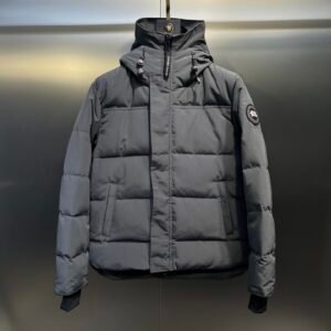 CG Quilted Hooded Puffer Jacket - Charcoal Grey