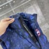 CG Quilted Puffer Jacket with Abstract Print - Navy Blue