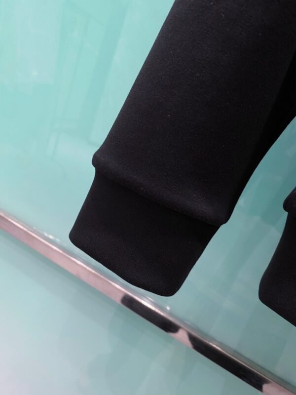 155e8b7e BRBY Check Elbow-Patch Hooded Jumper - Black