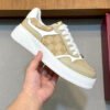 158d4dfa GCCI Low-Top Monogram Trainers with Contrast Panels - Beige