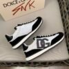 DG Low-Top Trainers with Black & White Contrast Panels