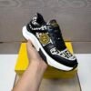 FND Low-Top Chunky Trainers with All Over Pattern - Black/Cream