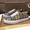 182a9909 BRBY Low-Top Trainers with Check Pattern - Beige