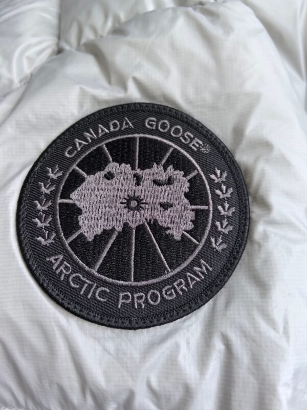 CG Hooded Zip-Up Puffer Jacket - Silver Grey