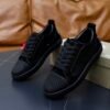 CLB Low-Top Trainers with Micro Stud Detail - Black
