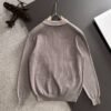 CG Half-Zip Knit Jumper - Taupe Grey