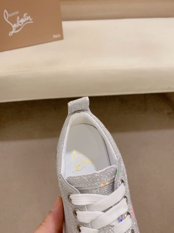 CLB Low-Top Trainers with Studded Toe Detail - Grey