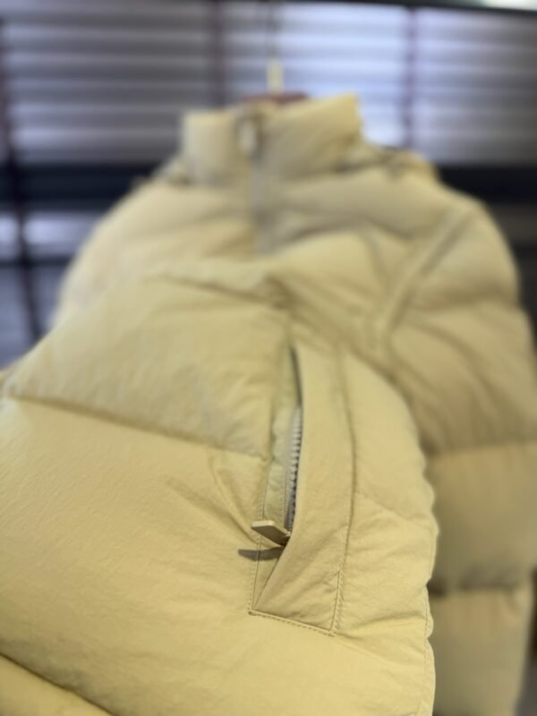 BRBY Hooded Padded Puffer Jacket - Light Beige