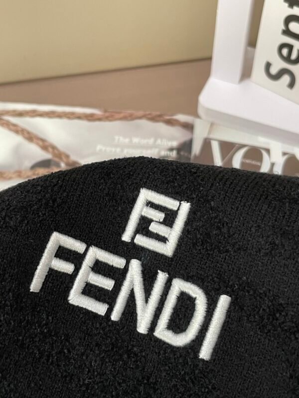 FND Embroidered Logo Crew Neck Jumper - Black