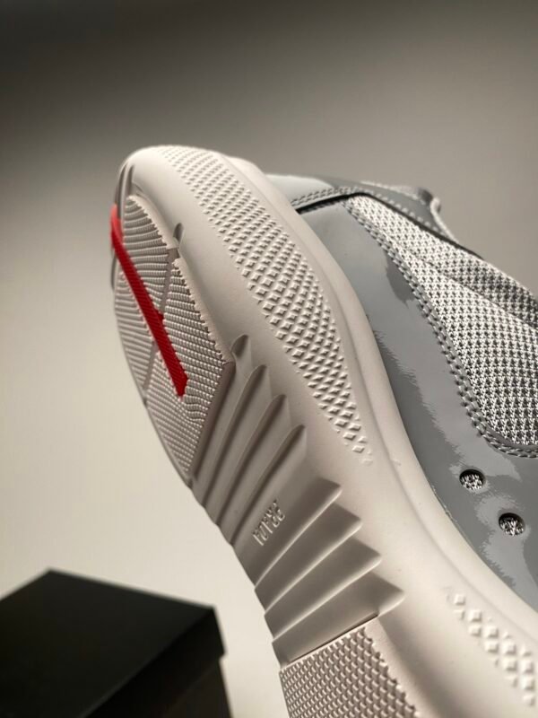 1d5bedbe PRDA Trainers with Mesh Panels and Contrast Smooth Overlays - Grey